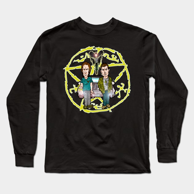 Sam and Dean are no joke! Long Sleeve T-Shirt by beetoons